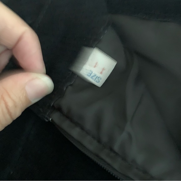 Vintage 1980s multicoloured leather patchwork mini size 14 - Picture 7 of 9